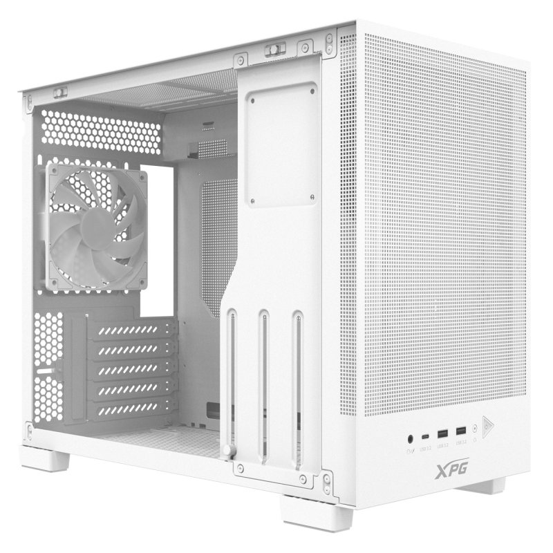 XPG VALOR MESH NANO MID-TOWER-CHASSIS Midi Tower Blanc