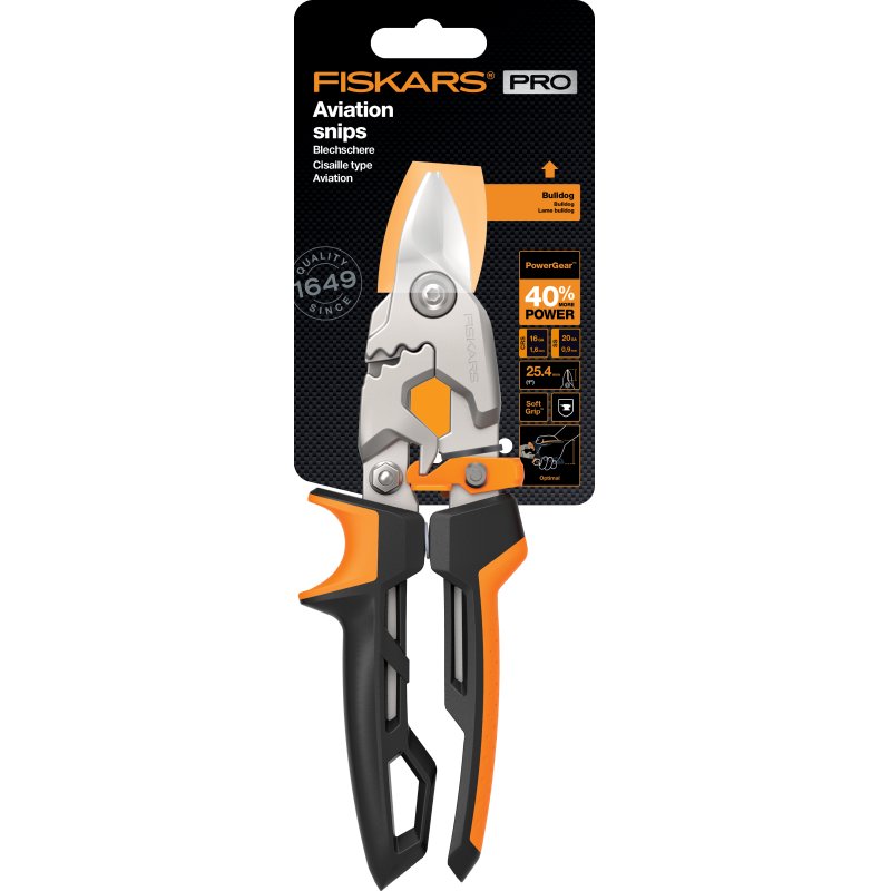 Fiskars - PowerGear Aviation Snip - Bulldog