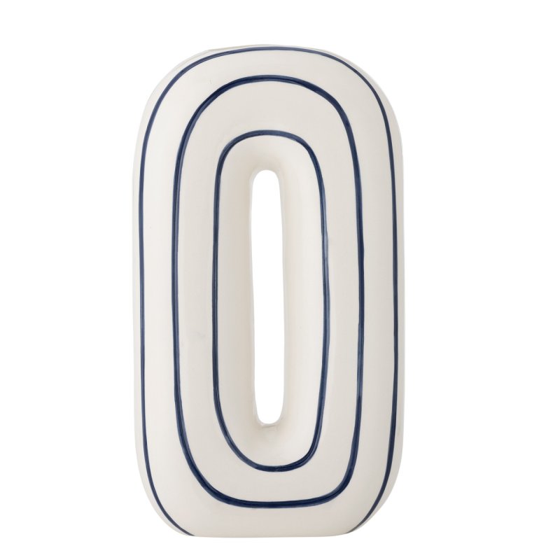 Bloomingville - Mae Vase - Blue - Ceramic