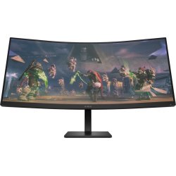 .HP Omen 34c Gaming Monitor - VA, WQHD, 165Hz, Höhenverstellung