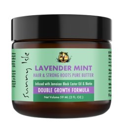 Sunny Isle Lavender Mint Hair and Strong Roots Butter 2oz Infused with Biotin