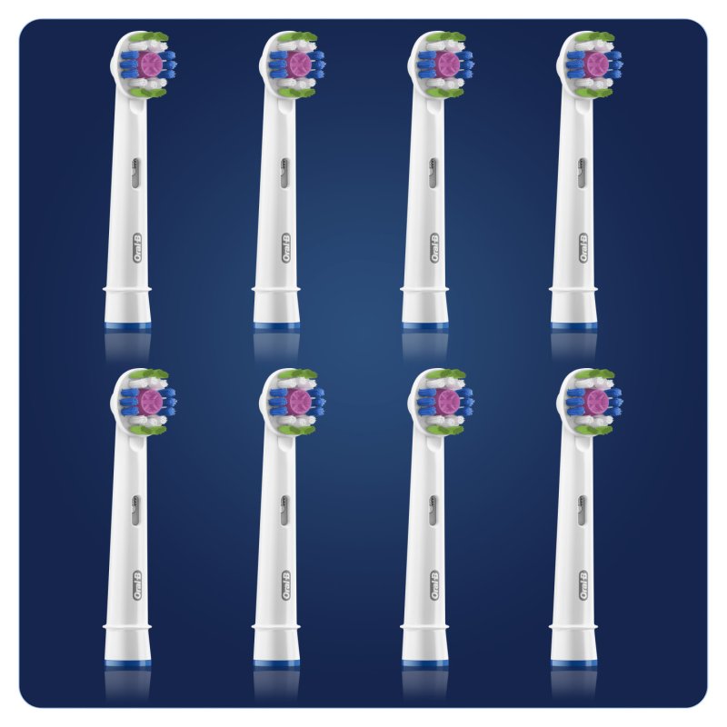 Oral-B 3D White 80339420 toothbrush head 8 pc(s)