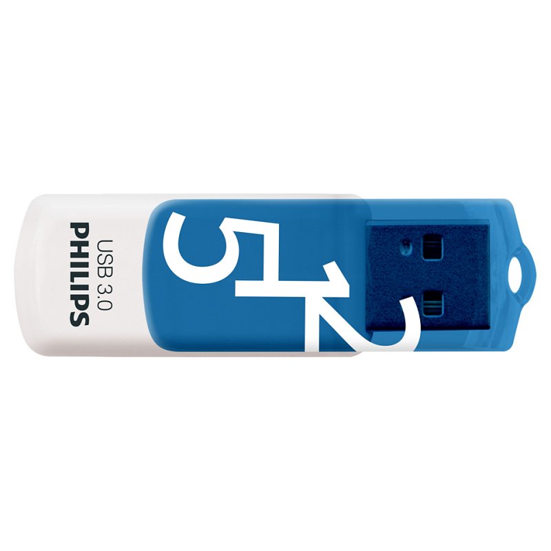 Philips FM51FD001B/00 lecteur USB flash 51 Go USB Type-A 3.2 Gen 1 (3.1 Gen 1) Bleu, Blanc