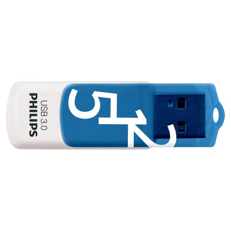 Philips FM51FD001B/00 lecteur USB flash 51 Go USB Type-A 3.2 Gen 1 (3.1 Gen 1) Bleu, Blanc