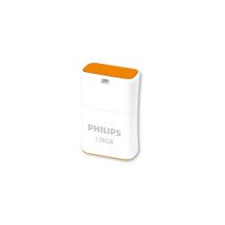 Philips Pico lecteur USB flash 128 Go USB Type-A 2.0 Orange, Blanc