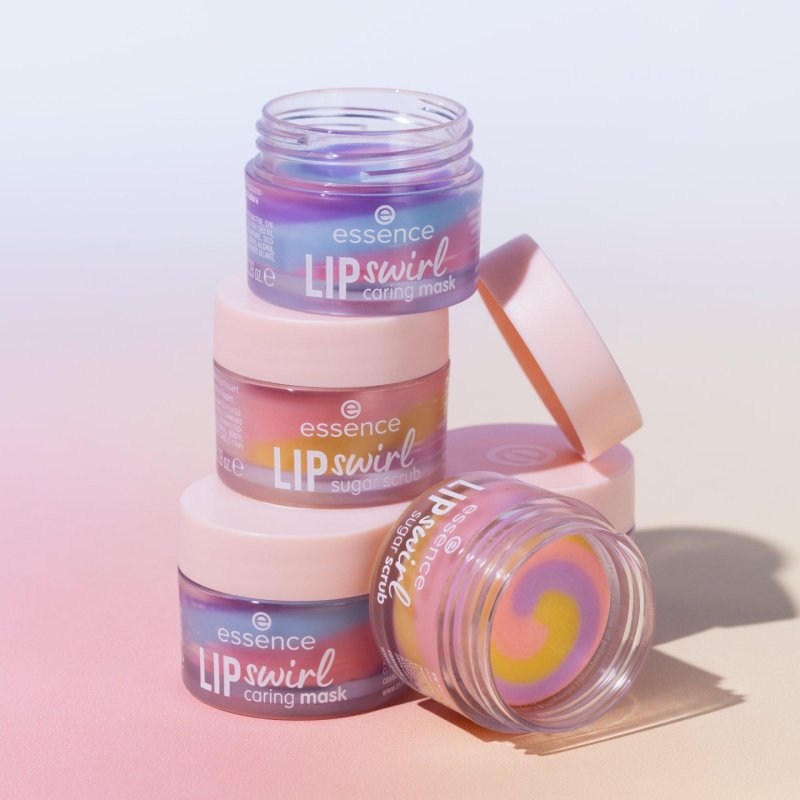 Essence LIP swirl sugar scrub lip balm & scrub Lip scrub Women 8 g
