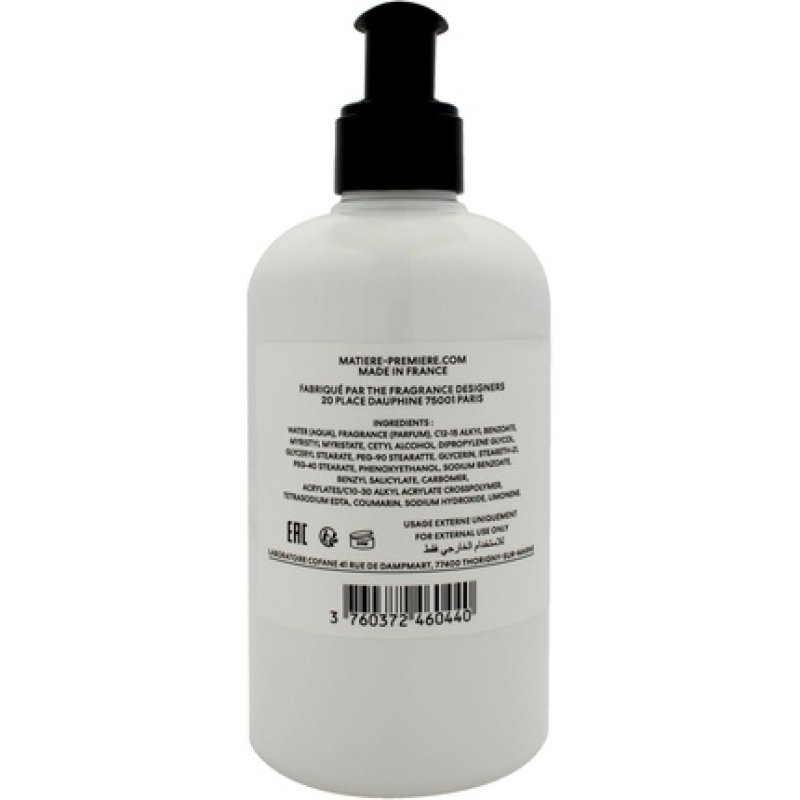 Matiere Premiere Hand and Body Lotion Vanilla Powder for Unisex 10.14 Oz