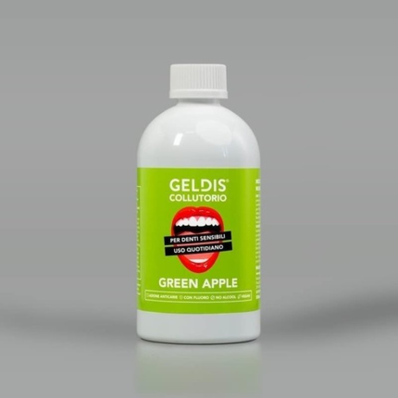 GELDIS Antibacterial Mouthwash Concentrate for Sensitive Teeth with Anti-Artery and Fluoride Action Alcohol-Free