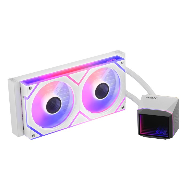 K COOLER XPG Levante II 240 AIO Wasserkühlung 240mm weiß ARGB