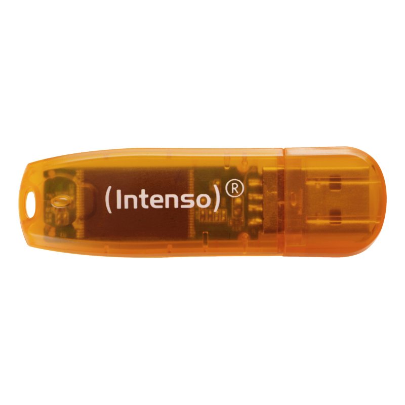 Intenso Rainbow Line lecteur USB flash 64 Go USB Type-A 2.0 Orange