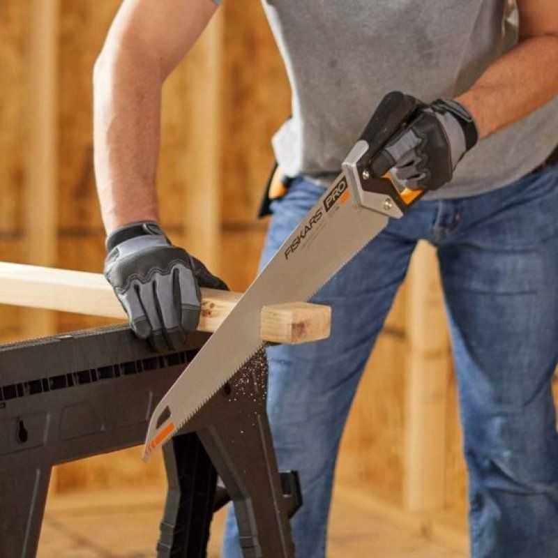 Fiskars 1062917 hand saw Hacksaw 55 cm Black, Orange, Silver