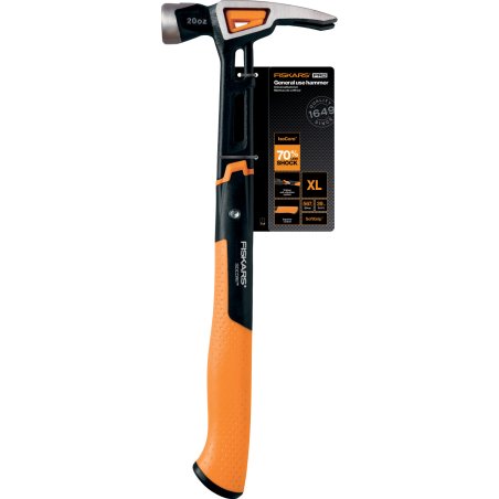 Fiskars - IsoCore General Use Hammer XL - 20oz/15.5