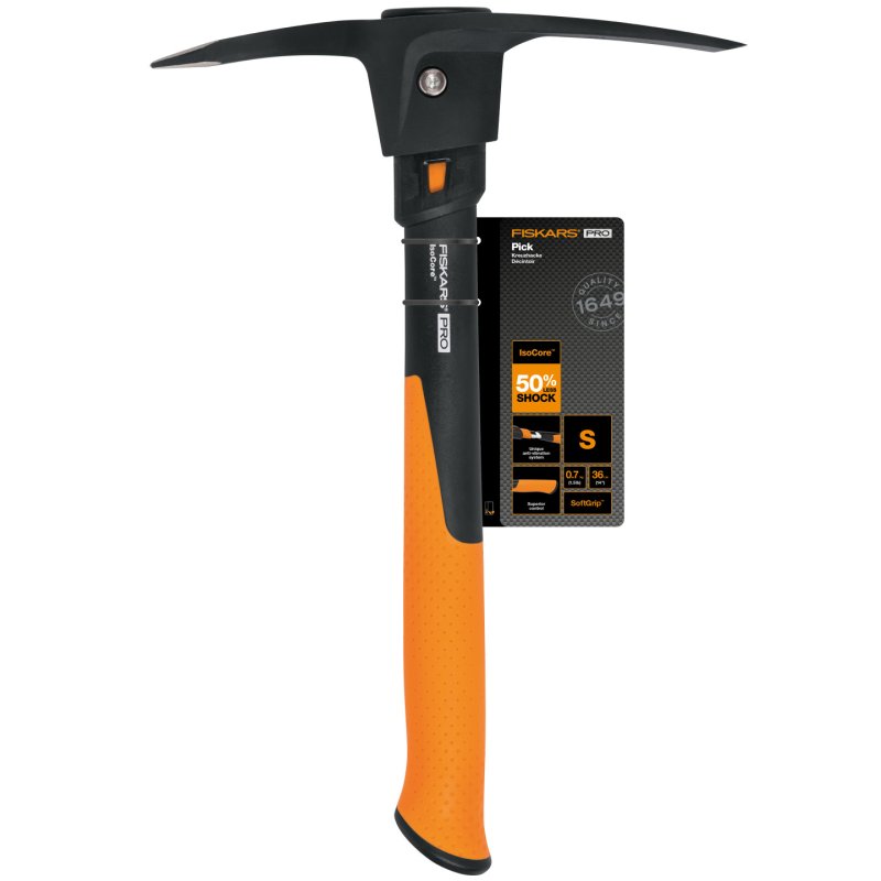FISKARS PICKAXE WITH POINT S 0.68KG ISOCORE