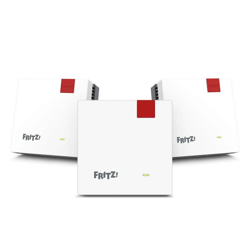 FRITZ!Mesh Set 1700 3er-Set WLAN-Mesh-System bestehend aus 3x FRITZ!Repeater 1700