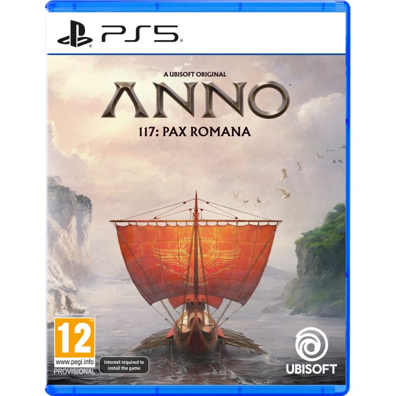 Ubisoft Anno 117: Pax Romana (PS5) Standard Simplified Chinese, Traditional Chinese, German, English, Spanish, French,