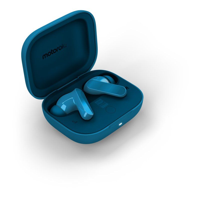 Motorola Moto Buds Bass Headset True Wireless Stereo (TWS) In-ear Calls/Music Bluetooth Blue