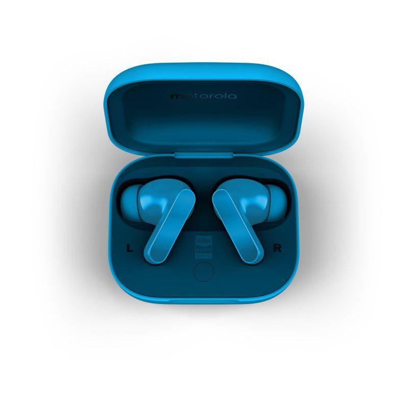 Motorola Moto Buds Bass Casque True Wireless Stereo (TWS) Ecouteurs Appels/Musique Bluetooth Bleu