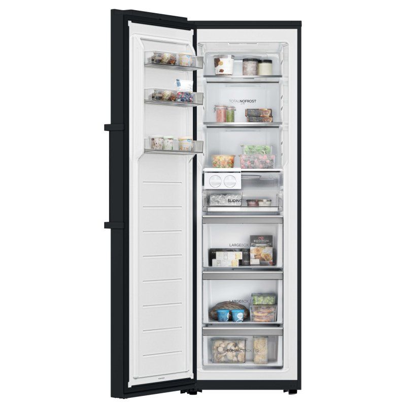 Haier UP 60 Series 7 H4F306DDH1L Upright freezer Freestanding 301 L D Black