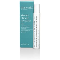 This Works Stress Check Breathe In 8ml Natural Essential Oil Rollerball for Relaxation Infused with Eucalyptus,