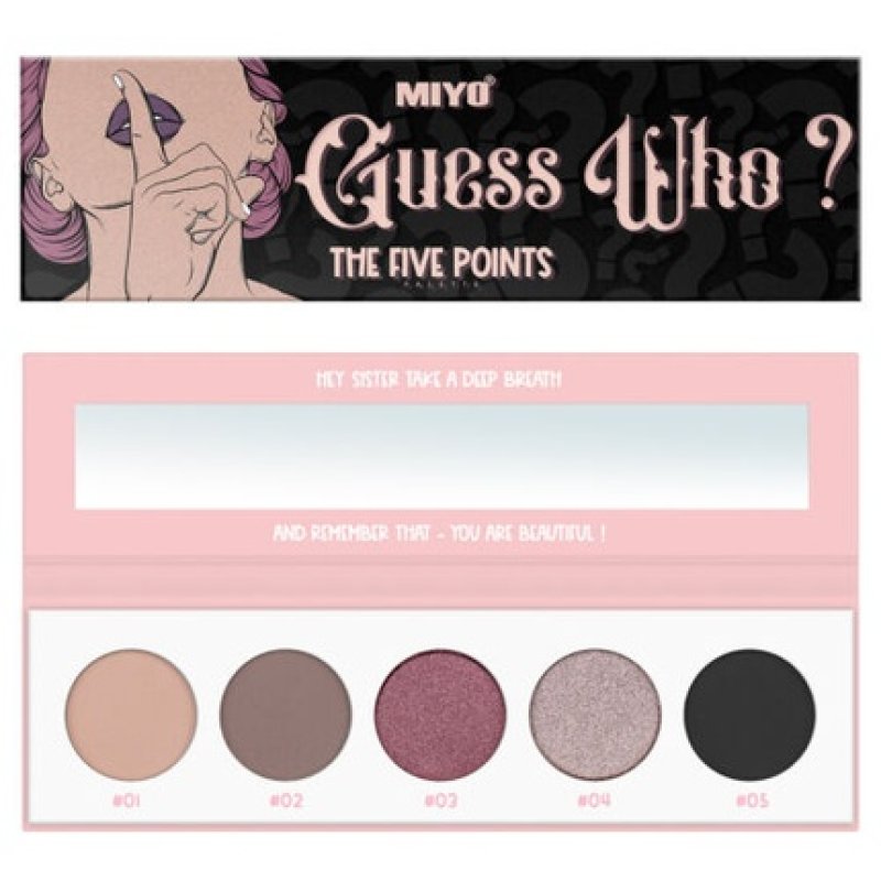 The Five Points Palette Guess Who? Eyeshadow Palette 6.5g