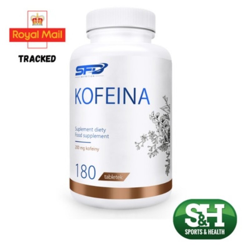 Caffeine 180 Tablets 200mg - Rapid Energy Kick 180 Servings Mental Focus