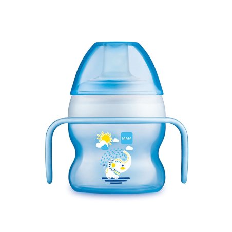 MAM 7392855125209 biberon 150 ml Bleu, Transparent