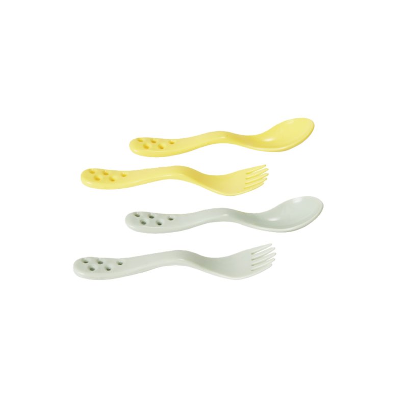 Bambino - Little Scooper Fork & Spoon - 2 sets
