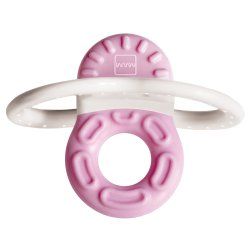 MAM Bite & Relax Phase 1 Classic baby pacifier Round Pink, White