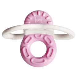 MAM Bite & Relax Phase 1 Tétine pour bébé classique Rond Rose, Blanc