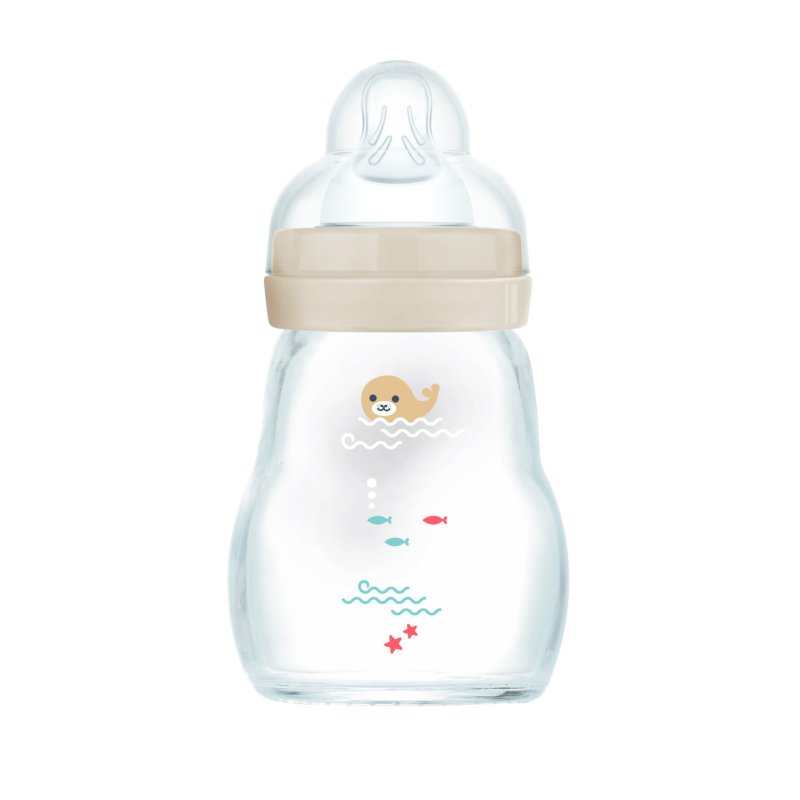 MAM - Feel Good Glass Bottle - Neutral - 170 ml