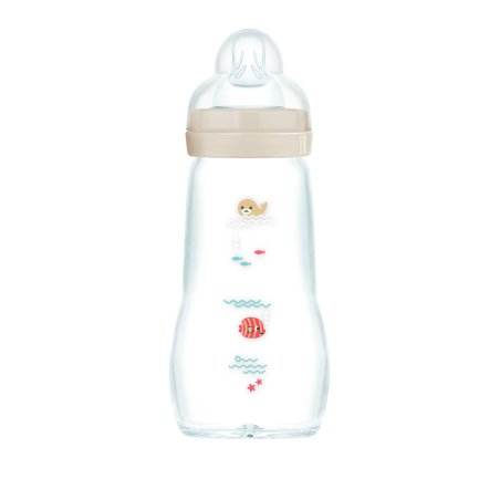 MAM - Feel Good Glass Bottle - Neutral - 260 ml
