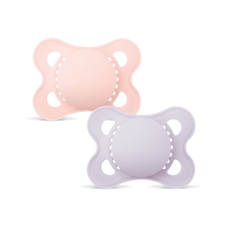 MAM - Orig Silk Pacifiers - Pink - 0-6 months