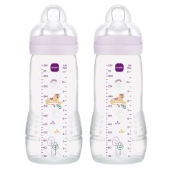 MAM - Easy Active Baby Bottle - Pink - 330ml