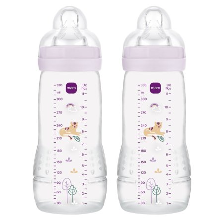 MAM - Easy Active Baby Bottle - Pink - 330ml