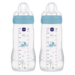MAM - Easy Active Baby Bottle - Blue - 330ml