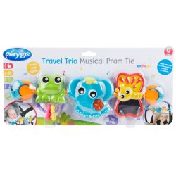 Playgro Travel Trio Musical Pram Tie jouet pour bébé accroché