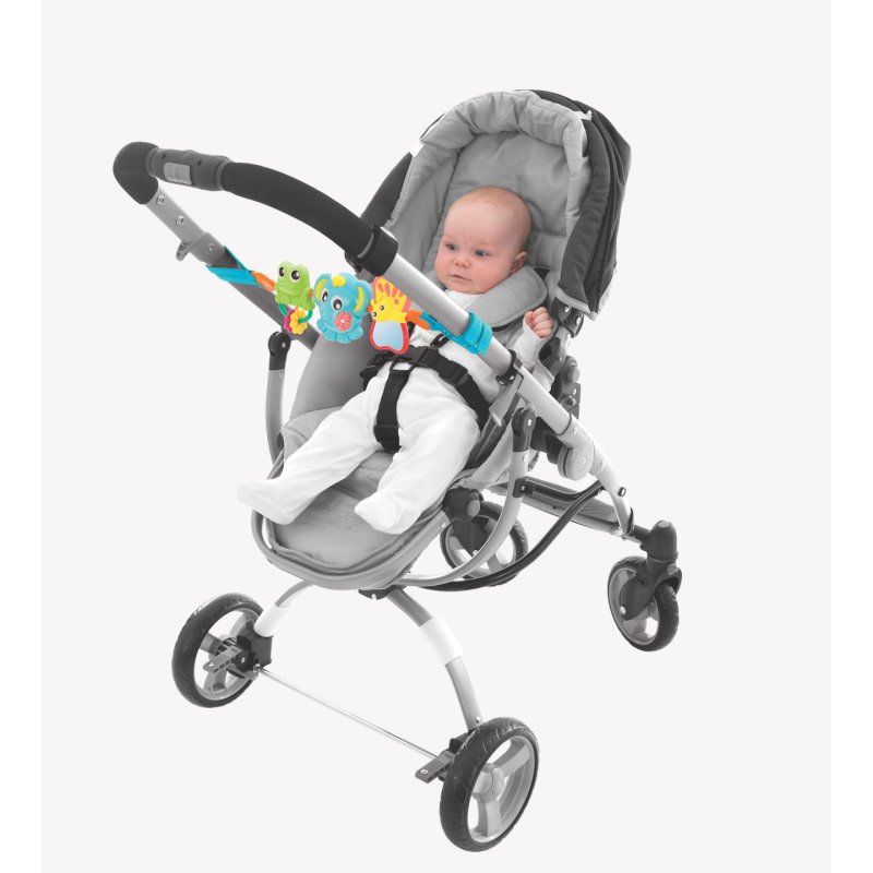 Playgro Travel Trio Musical Pram Tie jouet pour bébé accroché