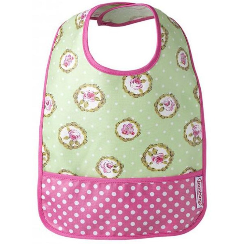 Bambino Easy wipe! Plain/regular bib Cotton, Polyurethane