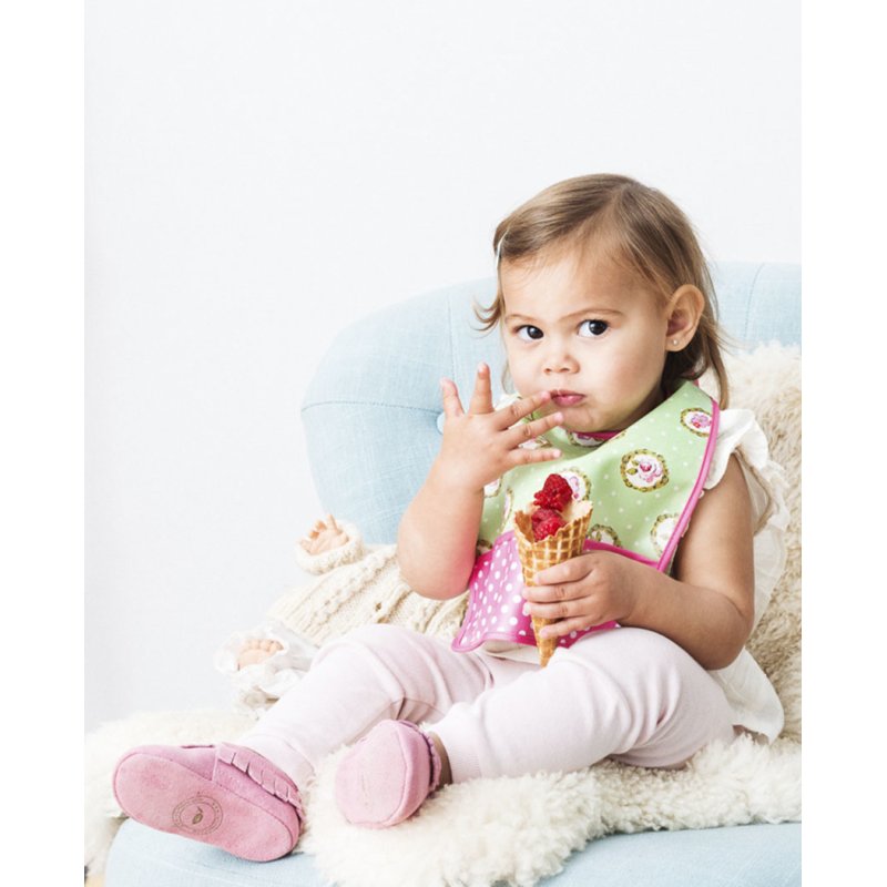 Bambino - Easy Wipe Bib - Cherry