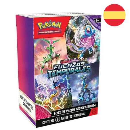 Spanish Pokemon Temporal Forces Booster Bundle card game