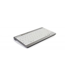 BakkerElkhuizen UltraBoard 950 Wireless clavier Bureau Bluetooth AZERTY Français Gris clair, Blanc