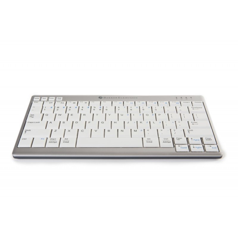 BakkerElkhuizen UltraBoard 950 Wireless clavier Bureau Bluetooth AZERTY Français Gris clair, Blanc