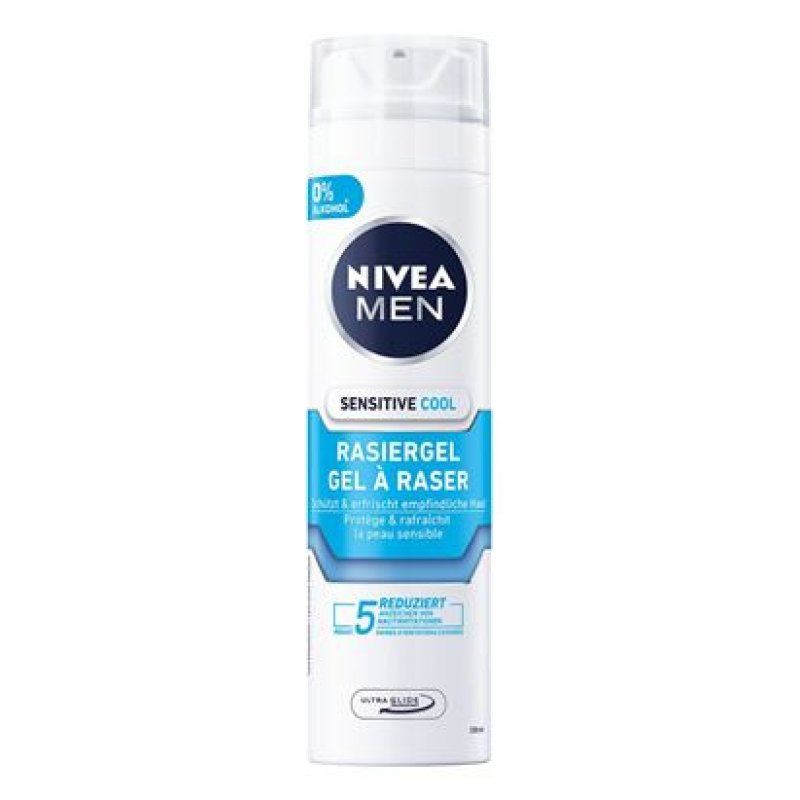 NIVEA Sensitive Cool Gel de rasage Hommes 200 ml