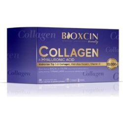 Bioxcin Collagen & Hyaluronic Acid Dietary Supplement for Healthy Hair and Skin