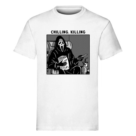 Scream T-Shirt Ghost Face Chilling, Killing Size S