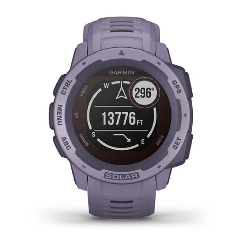 Garmin Instinct Solar MIP 45 mm Digital 128 x 128 pixels Purple GPS (satellite)