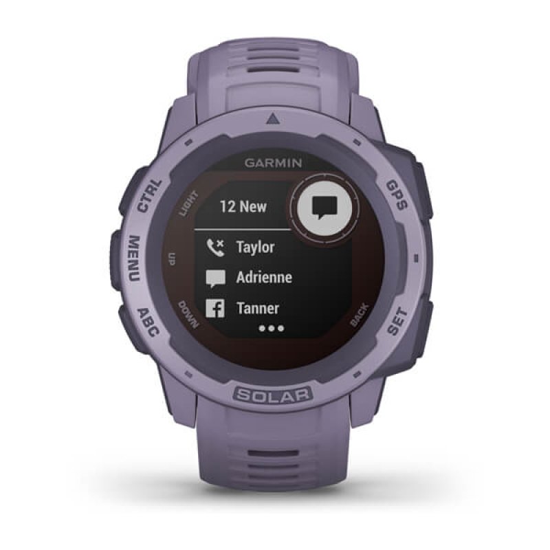 Garmin Instinct Solar MIP 45 mm Numérique 128 x 128 pixels Violet GPS (satellite)