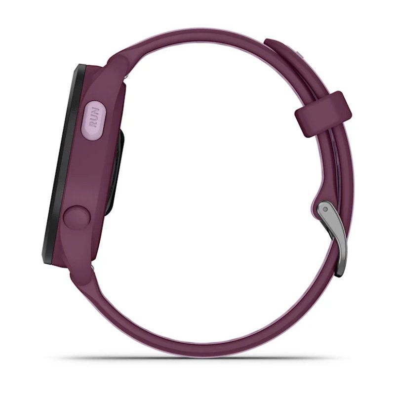Garmin Forerunner 165 Music 3,05 cm (1.2") AMOLED 43 mm Numérique 390 x 390 pixels Écran tactile Violet GPS
