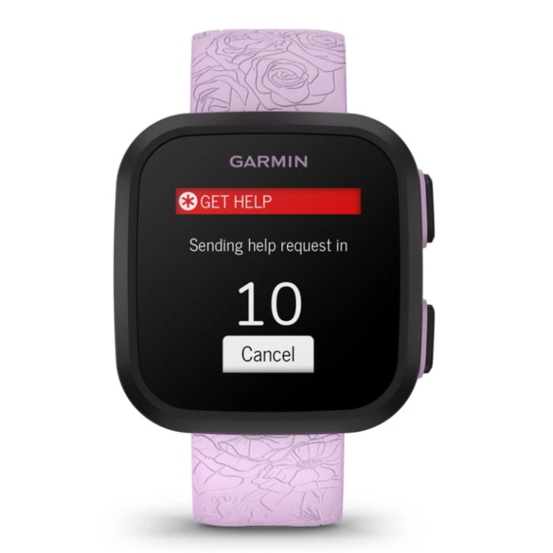 Garmin Bounce 3.3 cm (1.3") LCD 42 mm Digital 240 x 240 pixels Touchscreen 4G Black Wi-Fi GPS (satellite)