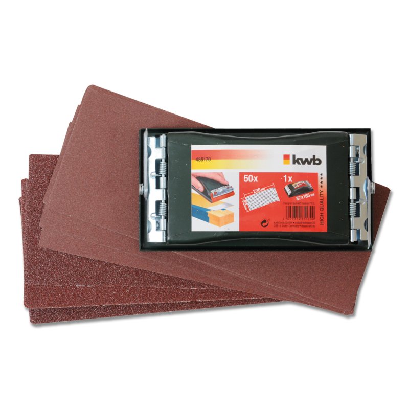 kwb 485170 Bloc de ponçage manuel Flexible Ponceuse à main